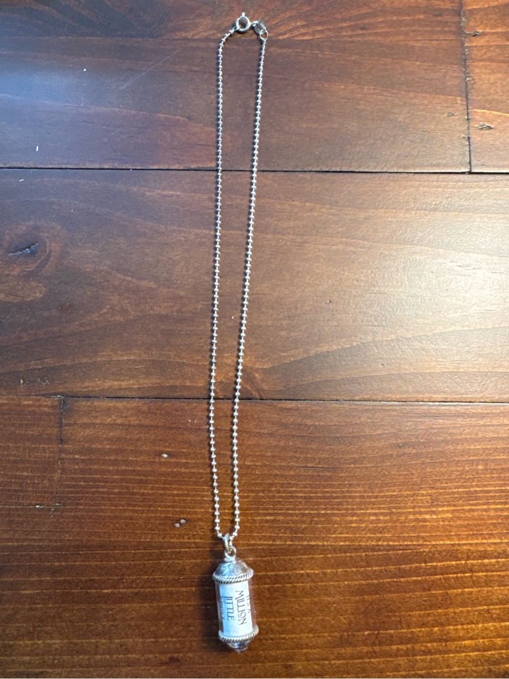 Friendship Message Scroll Necklace